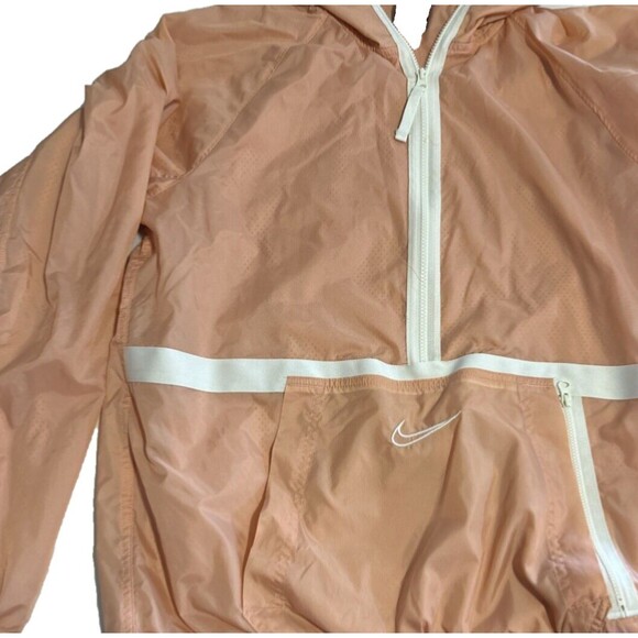 Nike DNA Jacket Mens Pink/Peach Half Zip Color Block Active BV9358 606 Small - Picture 2 of 11
